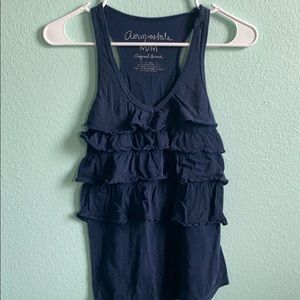•aeropostle ruffle tank